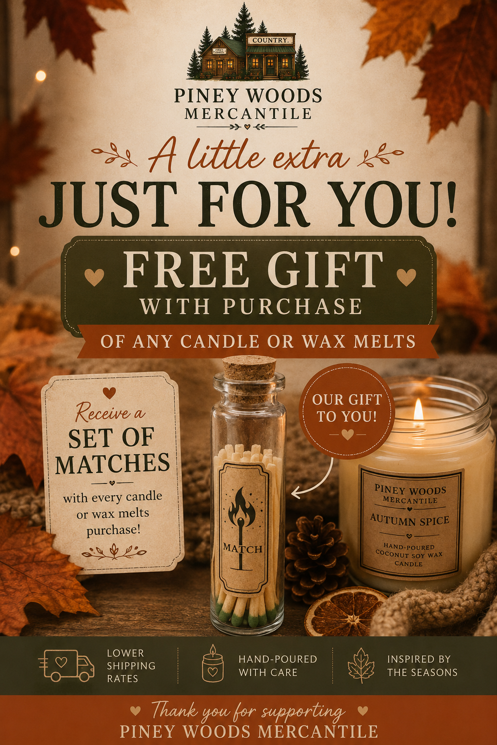 Festival Lights Blue Candle – Amberwood Twilight | 7 oz Coconut Soy Wax with Gold Flecks