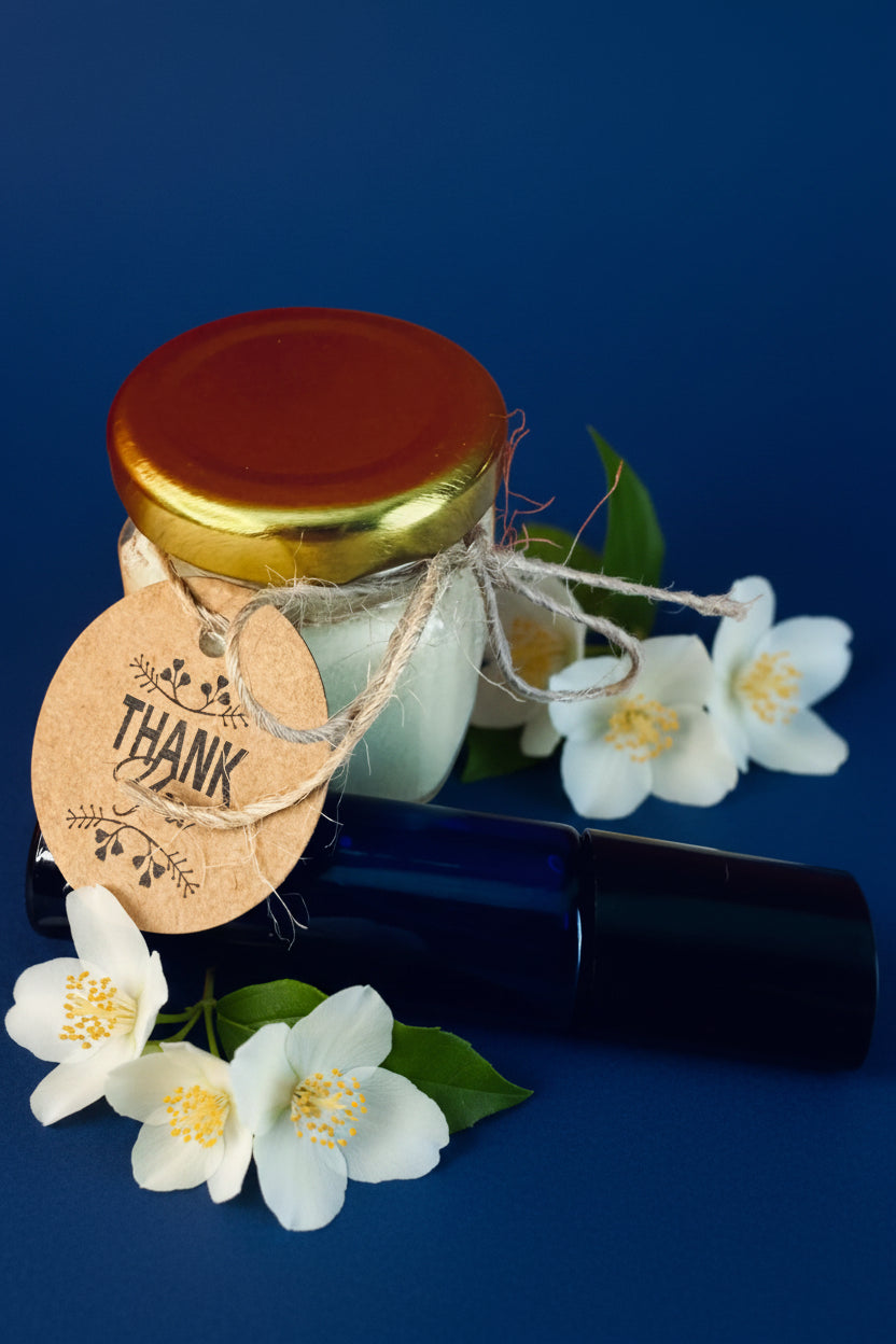 π Jasmine Nights Ritual Set | Body Butter & Aromatherapy Oil Roller
