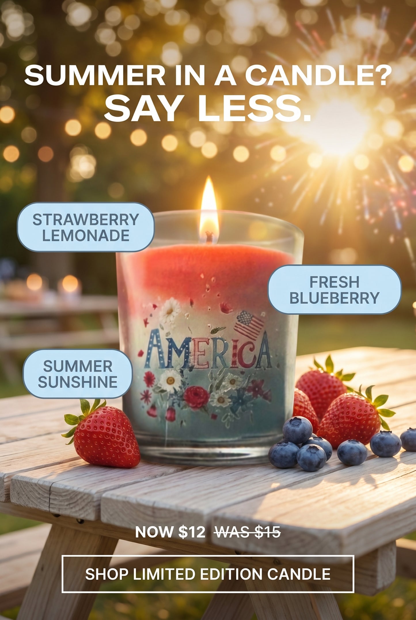 🇺🇸 America Candle | 250th Anniversary Limited Edition Candle