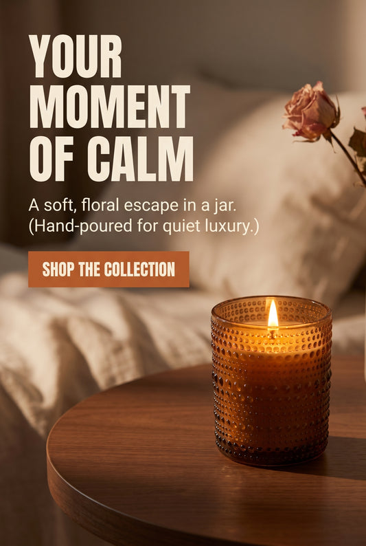 Fragrant Cloud Rose | Pearl Amber Glass Candle