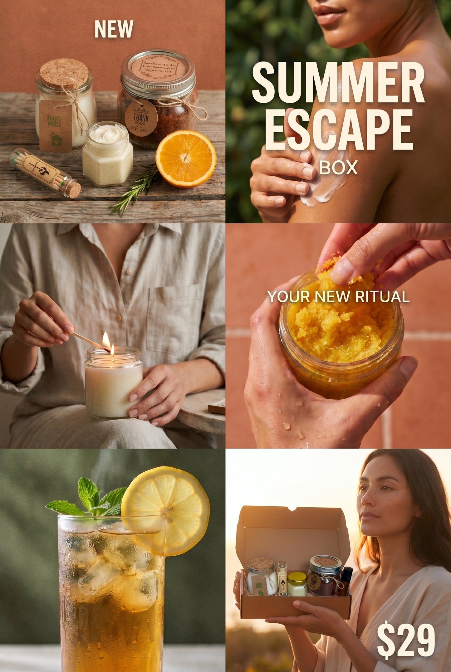 ☀️ Summer Escape Box | Seasonal Self-Care Collection