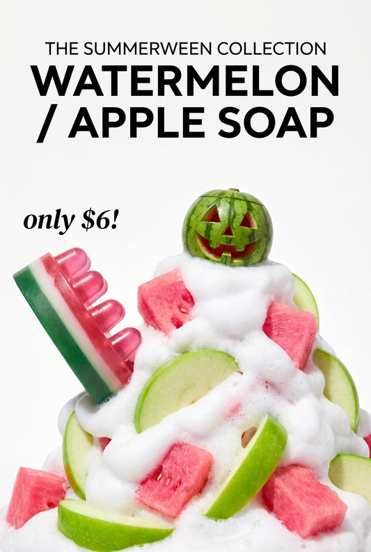 🍉 Summerween Watermelon Soap | Watermelon Sugar & Green Apple Handmade Soap