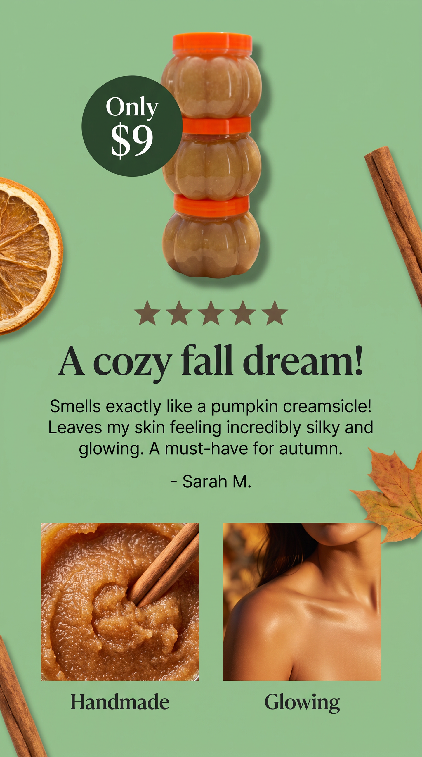 🍊 Pumpkin Creamsicle Sugar Scrub