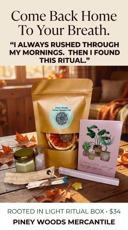 ✨ Rooted In Light Self Care Ritual Box