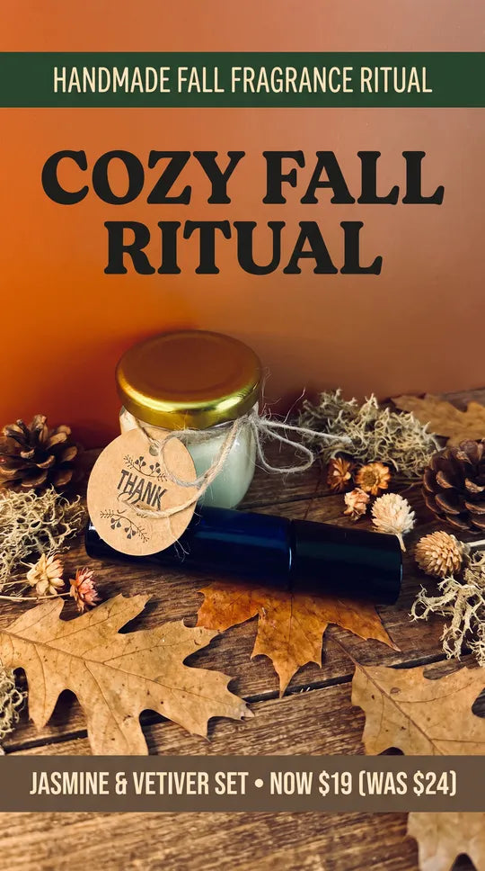 🍊Sweet Orange + Sandalwood Body Butter & Aromatherapy Roller Set