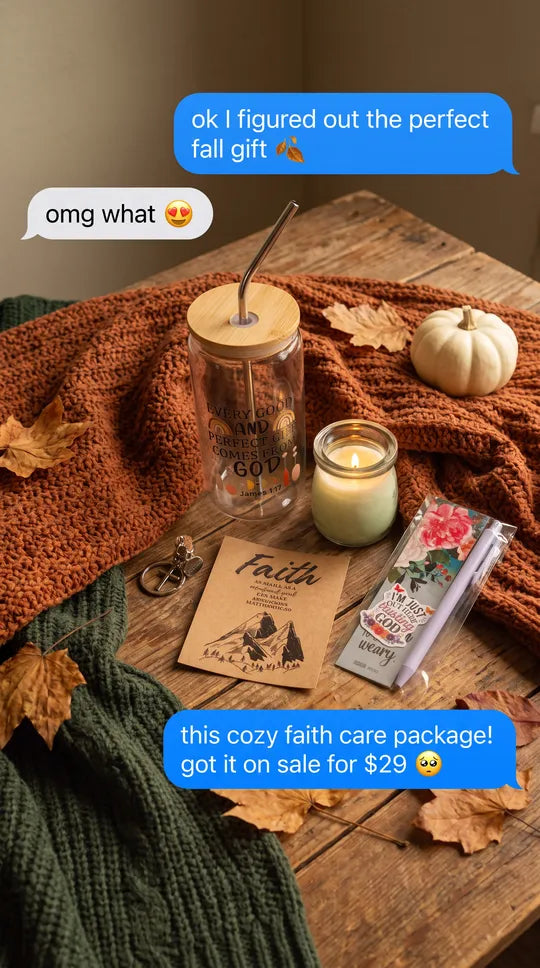 ✝️ Faith-Based Care Package | Christian Encouragement Gift Box with Handmade Gifts