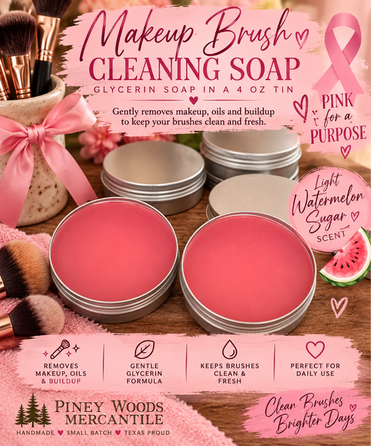 🌸 Makeup Brush Cleaning Soap – Light Watermelon Sugar